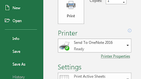 Cara Print File Pada Microsoft Excel Dengan Menggunakan Tab File